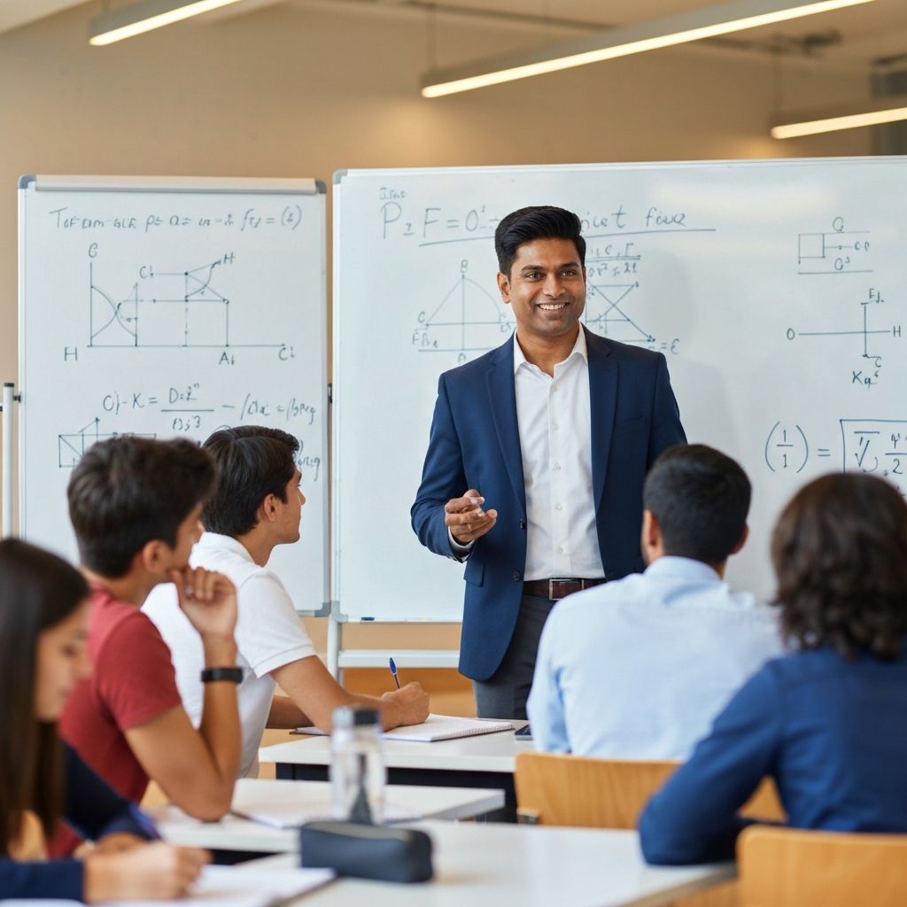 Faculty teaching students